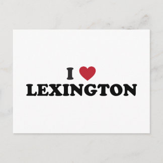Carte Postale I Love Lexington Kentucky