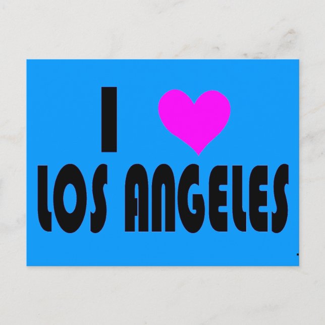 Carte postale I Love Los Angeles (Devant)