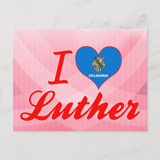 Carte Postale I Love Luther, Oklahoma