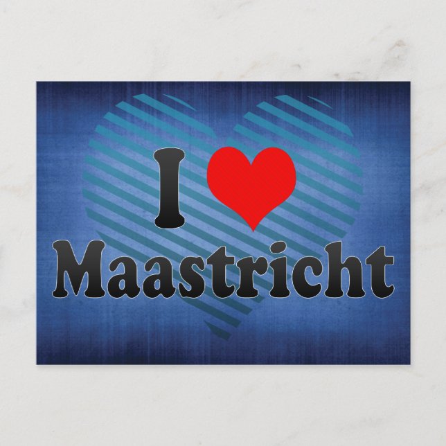 Carte Postale I Love Maastricht, Pays-Bas (Devant)