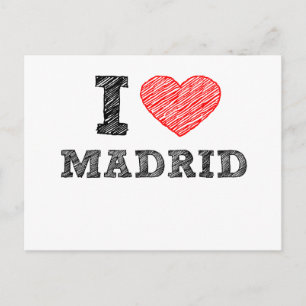 Carte Postale I Love Madrid