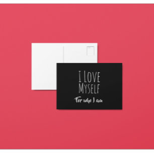 Carte Postale I Love Me Affirmation