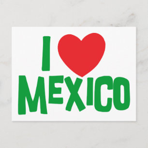 Carte Postale I Love Mexico