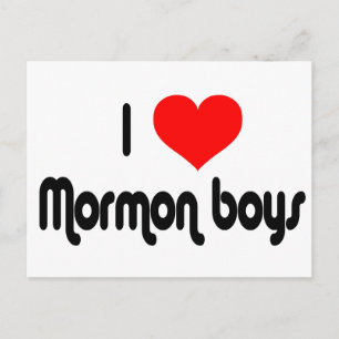 Carte Postale I Love Mormon Boys