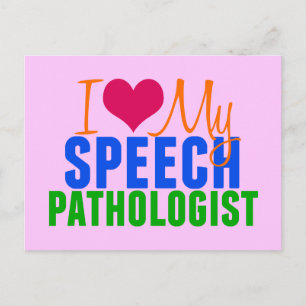 Carte Postale I Love My SLP (rose)