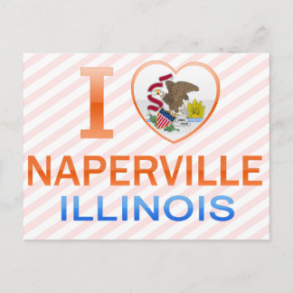 Carte Postale I Love Naperville, IL