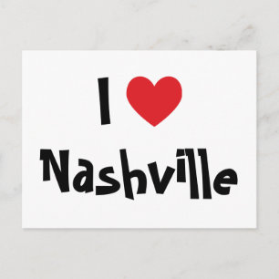 Carte Postale I Love Nashville