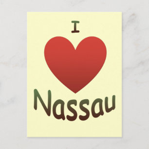 Carte Postale I Love Nassau