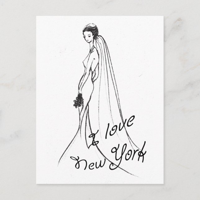 Carte Postale I love New York (Devant)