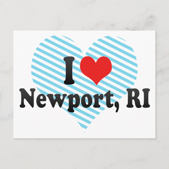 Carte Postale I Love Newport, RI (Devant)