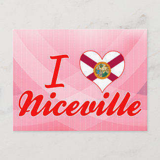 Carte Postale I Love Niceville, Floride