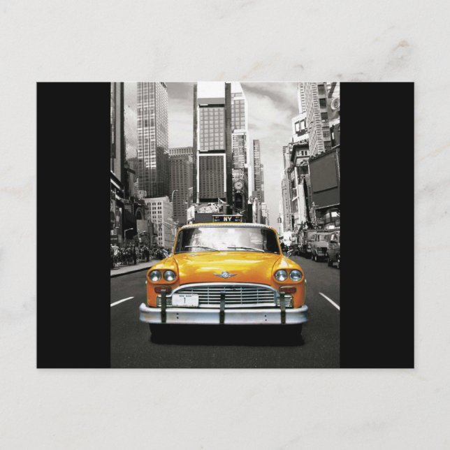 Carte Postale I Love NYC - New York Taxi (Devant)