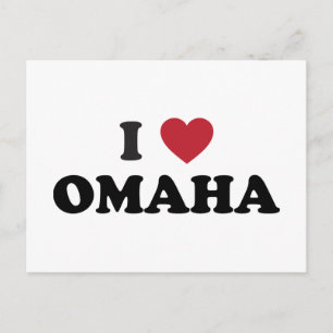 Carte Postale I Love Omaha Nebraska