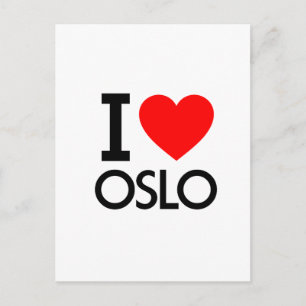 Carte Postale I Love Oslo
