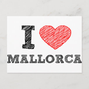 Carte Postale I Love Palma de Mallorca