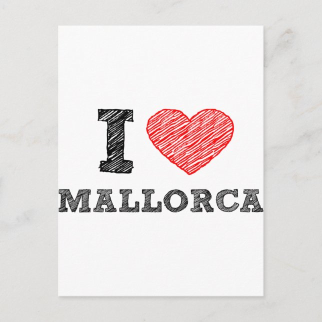 Carte Postale I Love Palma de Mallorca (Devant)