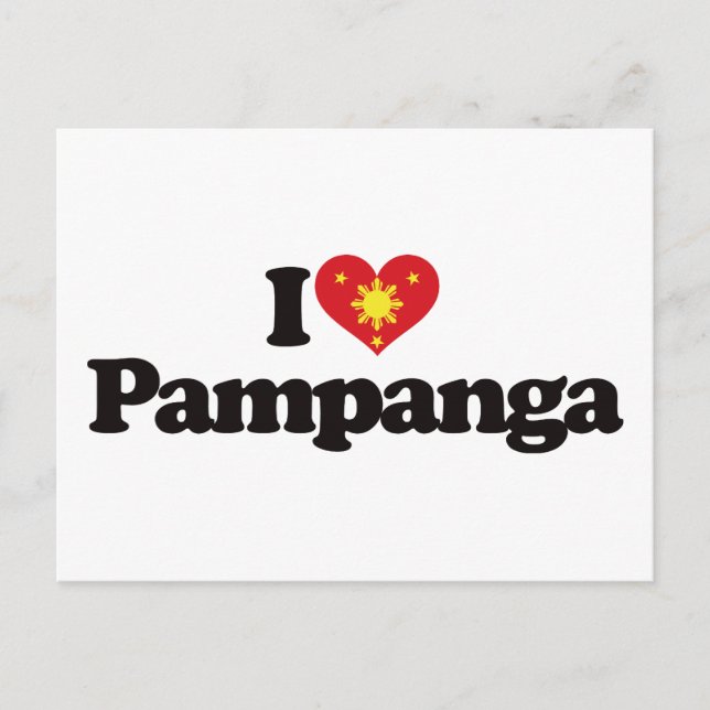 Carte Postale I Love Pampanga (Devant)