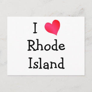 Carte Postale I Love Rhode Island