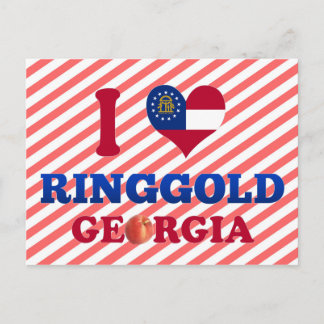 Carte Postale I Love Ringgold, Géorgie