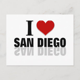 Carte Postale I Love San Diego