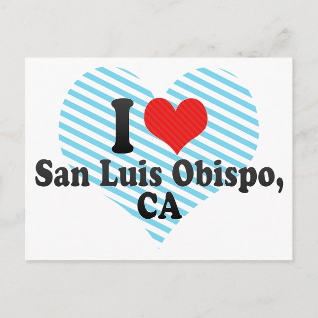 Carte Postale I Love San Luis Obispo,+CA (Devant)