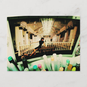 Carte Postale I Love Snailmail - La fille dans l'image