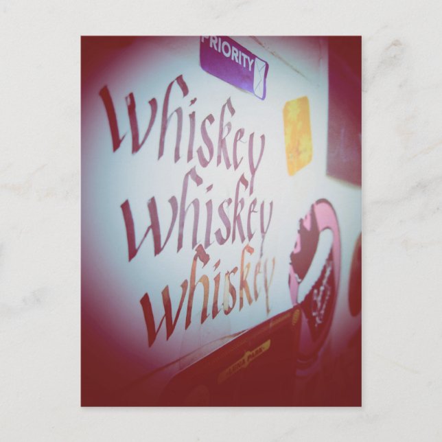 Carte Postale I Love Snailmail - Whiskey (Devant)