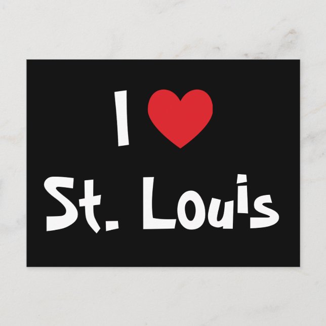 Carte Postale I Love St. Louis (Devant)