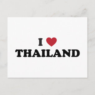 Carte Postale I Love Thailand