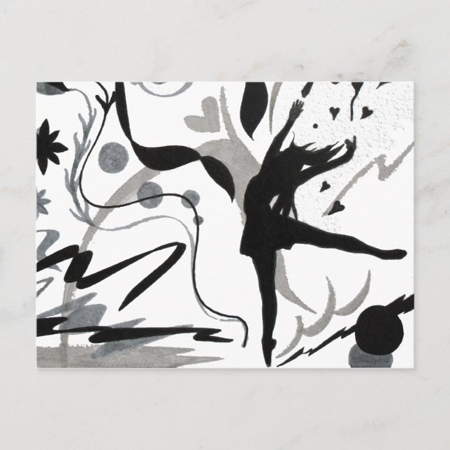 Carte Postale I Love to dance ! (Devant)