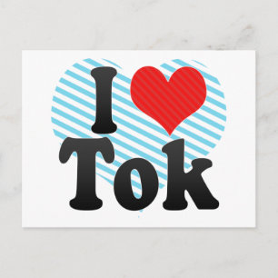 Carte Postale I Love Tok