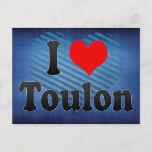 Carte Postale I Love Toulon, France
