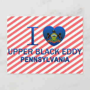 Carte Postale I Love Upper Black Eddy, PA