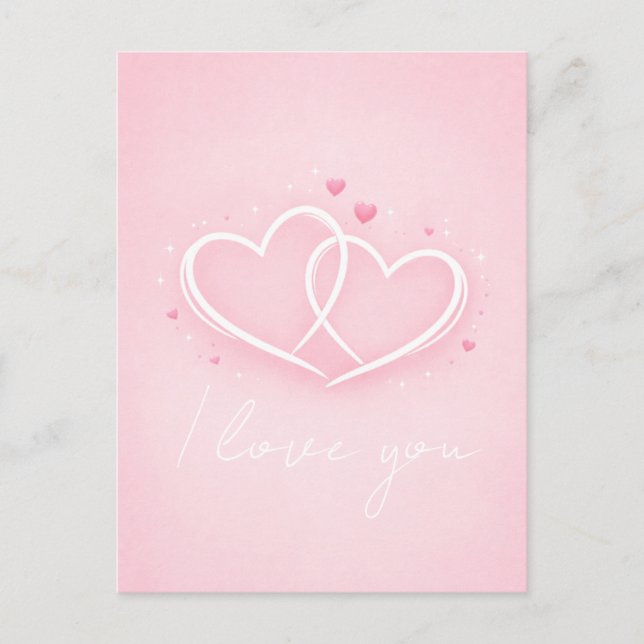 Carte Postale I love you (Devant)