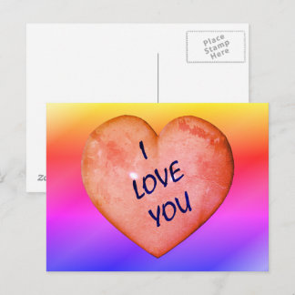 Carte Postale I Love You Customizable