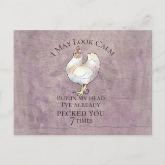 Carte Postale "I May Look Calm"