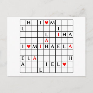 CARTE POSTALE I ♥ MIHAELA