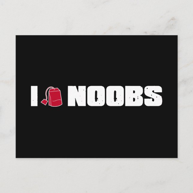 Carte Postale I (teabag) noobs (Devant)