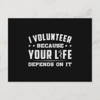 I Volunteer Ambulance paramédicale EMS EMT Funny