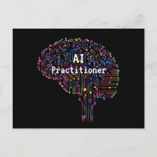 Carte Postale IA Praticien de l'intelligence artificielle