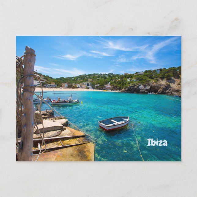 Carte Postale Ibiza Cala Vadella, Espagne Belle île, Océan (Devant)