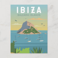 Ibiza Espagne Voyage Art Vintage