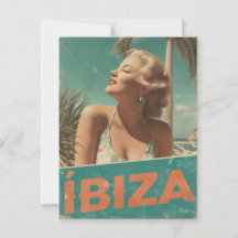 Ibiza les années 50 vintage