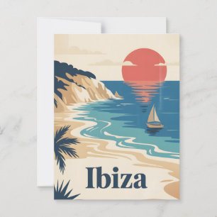 Carte Postale Ibiza vintage