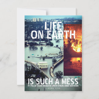 CARTE POSTALE IBONELTD. VIE SUR TERRE 2D