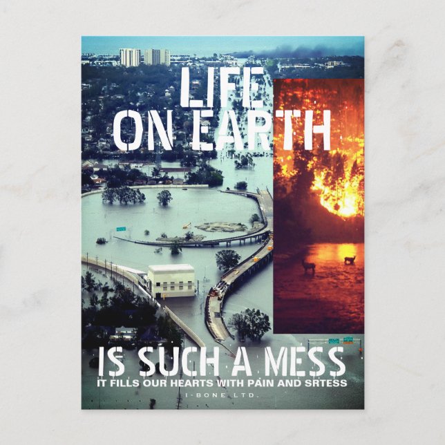 CARTE POSTALE IBONELTD. VIE SUR TERRE 2D (Devant)