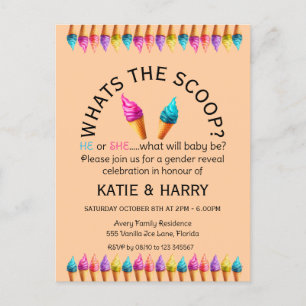 Carte Postale Ice Cream