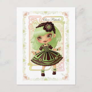 Carte Postale Ice Cream Lolita Chocolat Pistache