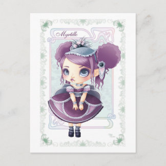 Carte Postale Ice Cream Lolita Myrtille