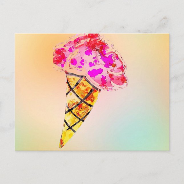 Carte postale Ice Cree Cone (Devant)